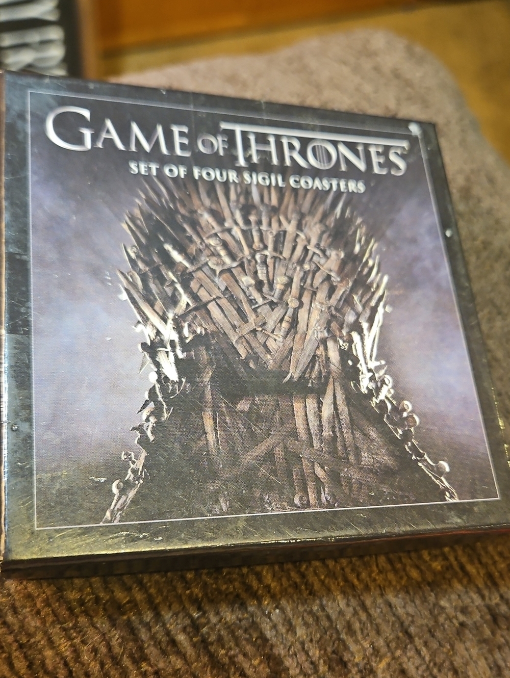 🌟3/$25🌟 Iron Throne Coaster Set